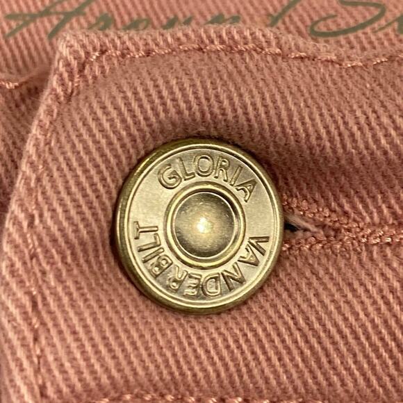 Gloria Vanderbilt Amanda Skimmer Capri Jeans Size 4 Pink Slimming Effect - Picture 9 of 11
